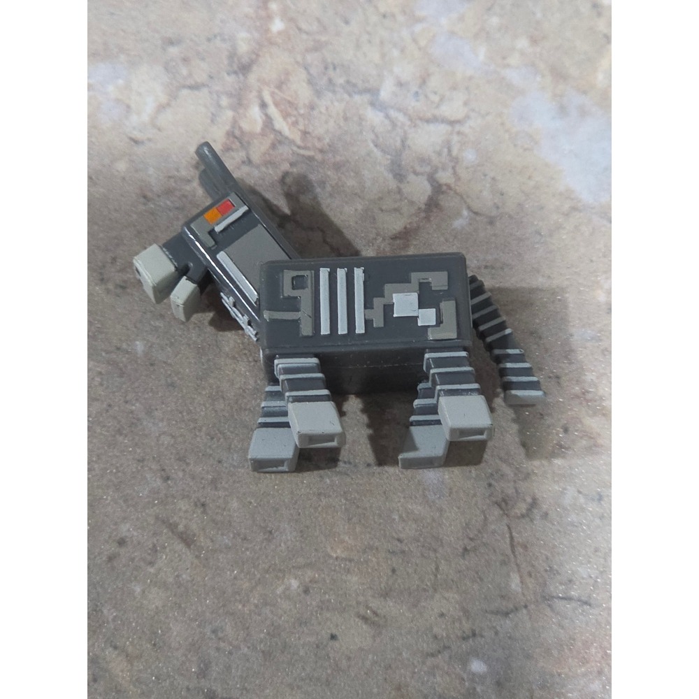 Minecraft Mini Figures Series 2 Skeleton Horse Grey Collectible Toy 1 Inch
